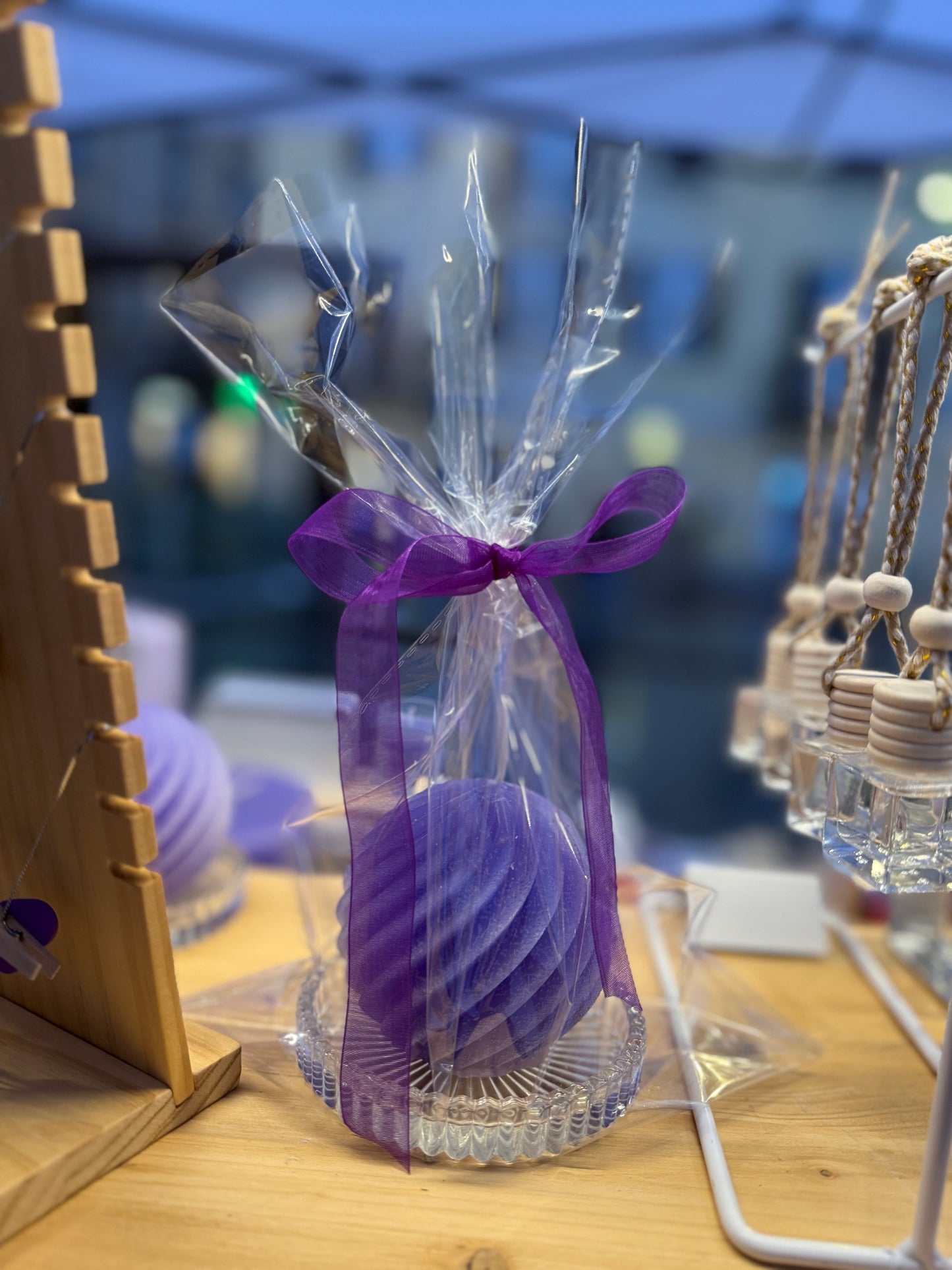 Confezione regalo candela a spirale